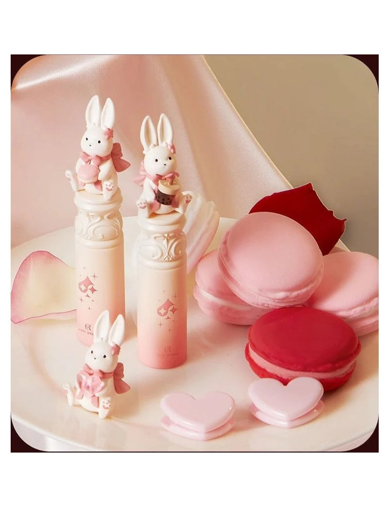 Cute Rumor Wonderland Tea Party Series White Rabbit Velvet Finish Liquid Lipstick - Image 2