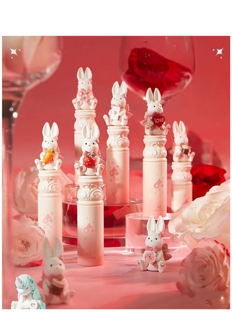 Cute Rumor Wonderland Tea Party Series White Rabbit Velvet Finish Liquid Lipstick - Image 5