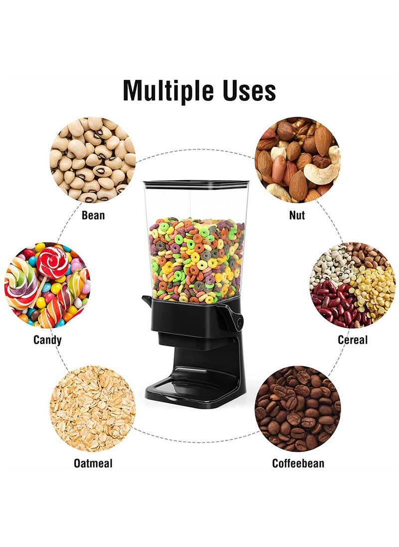 موزع حبوب كونترتوب ، تخزين حاويات حبوب بسعة كبيرة 5.5 لتر مع غطاء محكم الإغلاق ، موزع طعام جاف للأرز والحلوى والوجبات الخفيفة (أسود) - pzsku/ZEEBB0F4FC4E1775198CCZ/45/_/1732777038/661707d3-3af3-4a68-a4ab-4e6b616e55a6