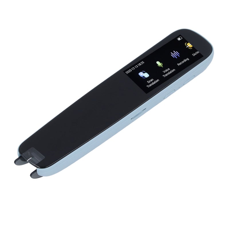 Scanning Translation Pen Blue ABS 2.75M Vocabulary - HD Noise Reduction 16H Recording Scan Reader Pen for Students, Office Workers, Language Learners - Image 5