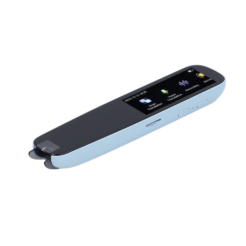 Scanning Translation Pen Blue ABS 2.75M Vocabulary - HD Noise Reduction 16H Recording Scan Reader Pen for Students, Office Workers, Language Learners - Image 2