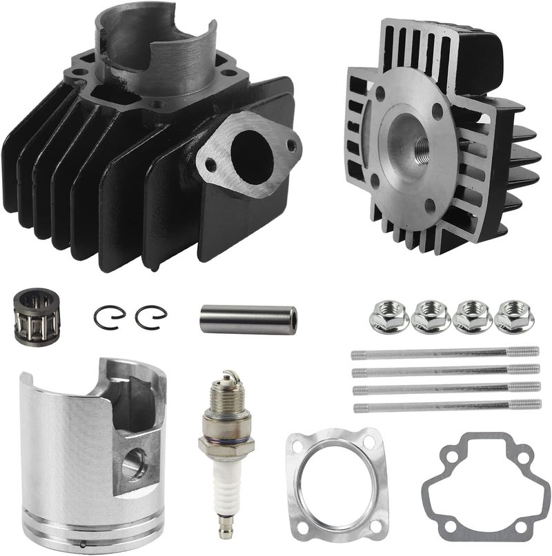 FLYPIG Cylinder Head Piston Assembly Kit for Yamaha PW50 QT50 60cc BIG BORE - Image 1