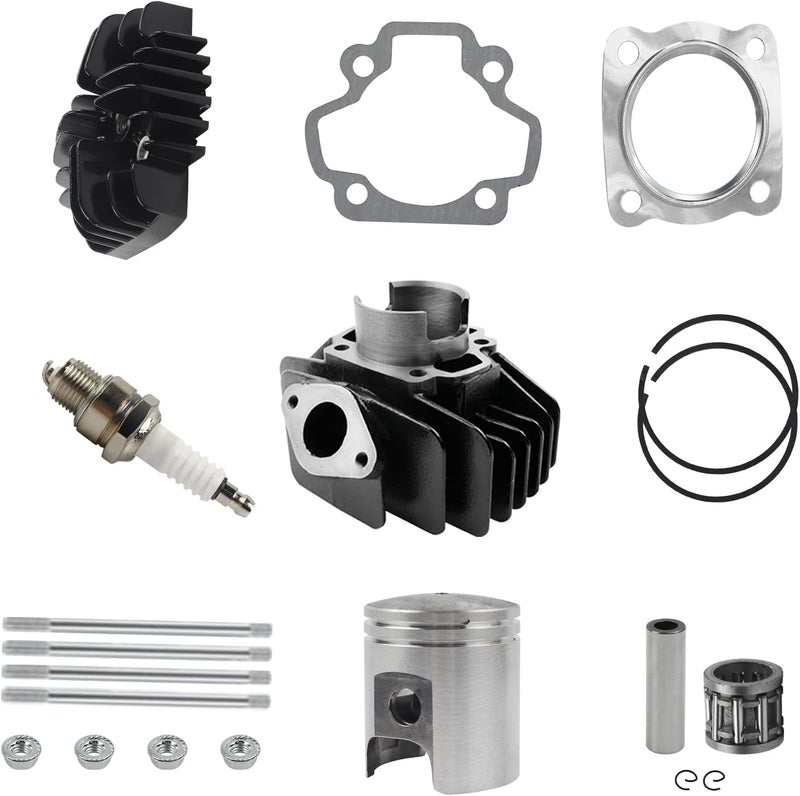 FLYPIG Cylinder Head Piston Assembly Kit for Yamaha PW50 QT50 60cc BIG BORE - Image 5