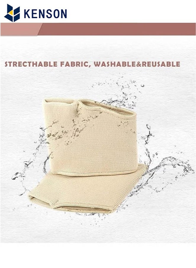 KENSON Metatarsal Pads Ball of Foot Cushions Metatarsal Foot Pads for Pain Relief, Gel Pads Cushion for Metatarsalgia Neuroma Fabric Metatarsal Sleeve Pads for Women/Men, Beige(1 Pair) - Image 5