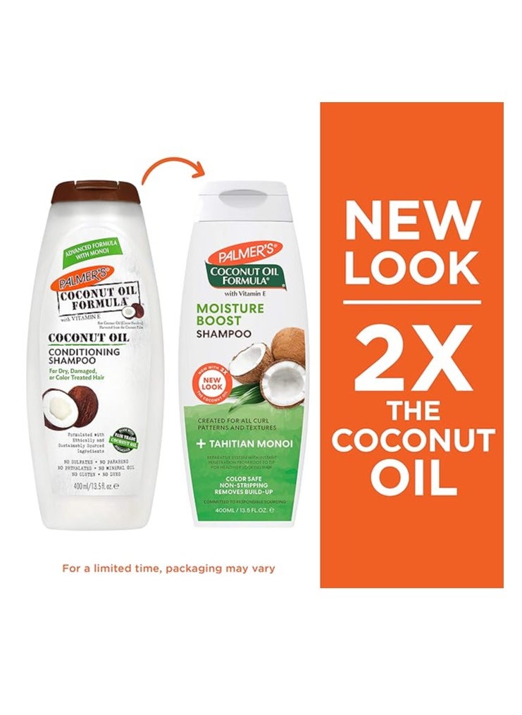 PALMER'S - Palmer's Coconut Oil Formula Conditioning Shampoo for Dry, Damaged or Color Treated Hair 13.5 fl. oz - Image 1