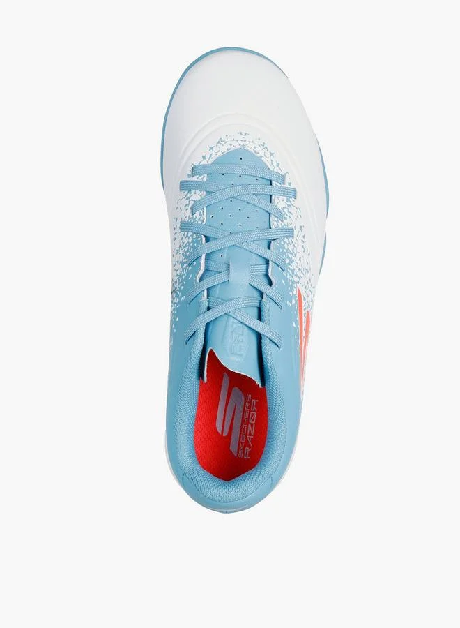 SKECHERS Boys Jr Youth Tf Lace-Up Turf Football Shoes - 252061L-Wtqp-Cp