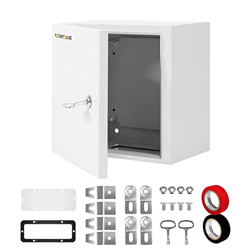 TOCRETOARE Outdoor Electrical Junction Box, 12 x 12 x8'' NEMA 4X Enclosure Box, Wall Mounted IP66 Waterproof & Dustproof Lockable Metal Junction Box - Image 1