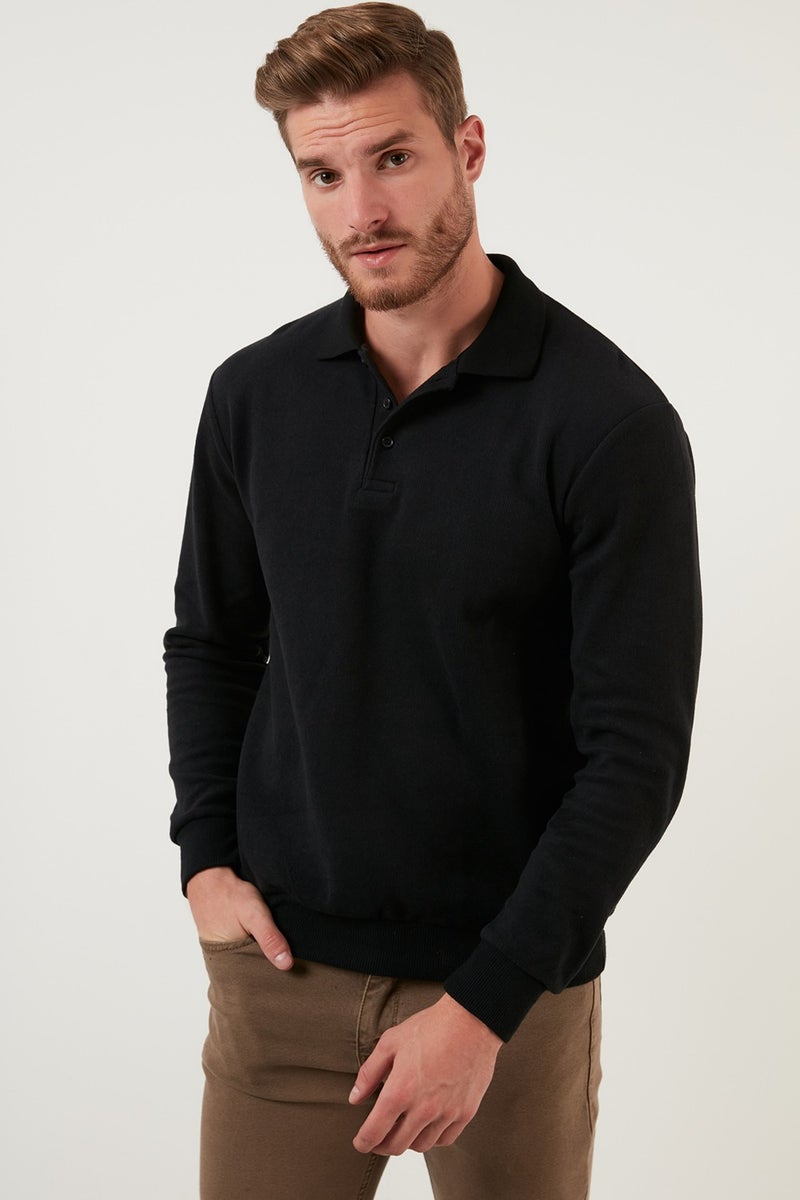 Buratti سويت شيرت بي polo بأزرار من القطن للرجال 456211  - Image 3