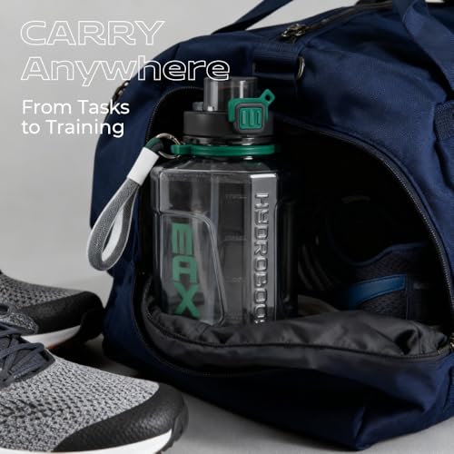 TR6 Hydroboost Max 2.2L Water Bottle for Men & Women | Tritan Leakproof Sports Bottle with 2-in-1 Drinking Mode | Odour & Stain Resistant | Bottle for Gym, Office and Travel (White) - Image 5