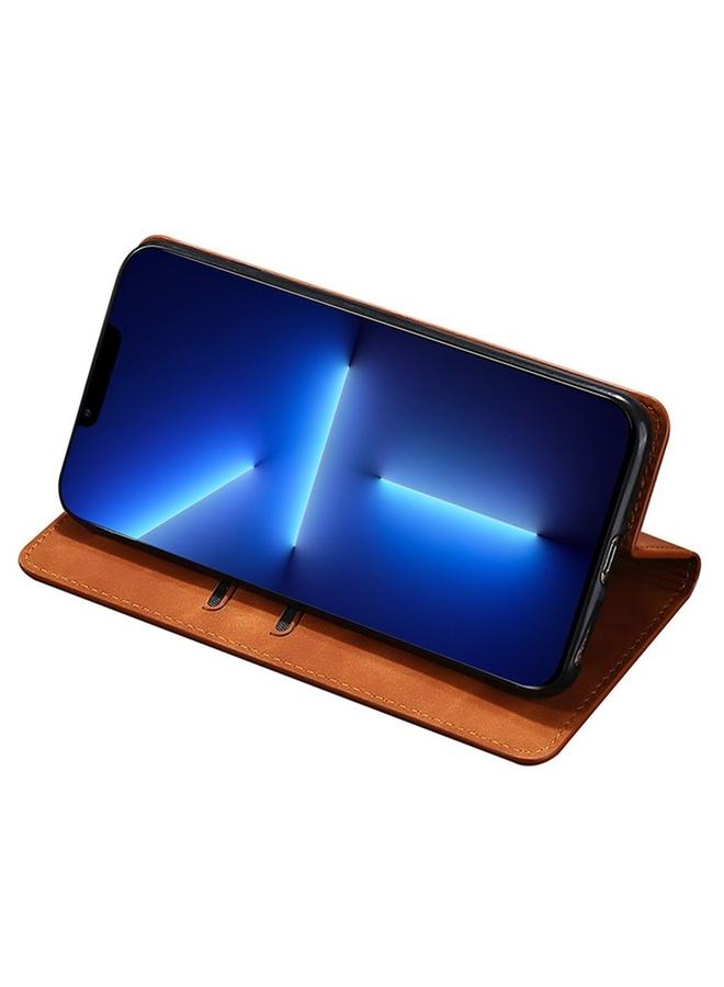 S-TOP Case For Samsung Galaxy A05 4G Skin Feel Magnetic Leather Phone Case - Image 4