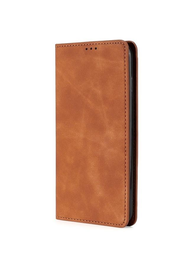 S-TOP Case For Samsung Galaxy A05 4G Skin Feel Magnetic Leather Phone Case - Image 2