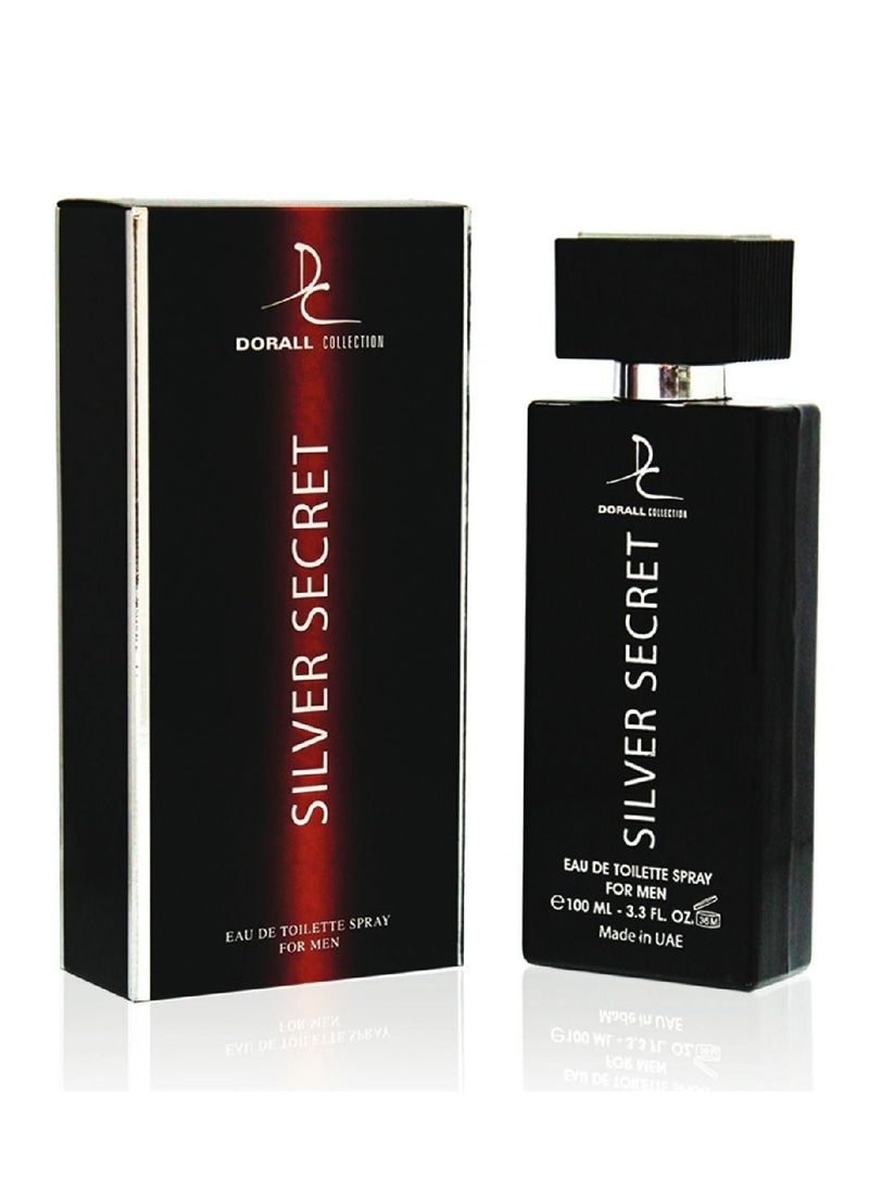 DORALL COLLECTION Silver Secret Eau de Toilette For Men 100ml - Image 3