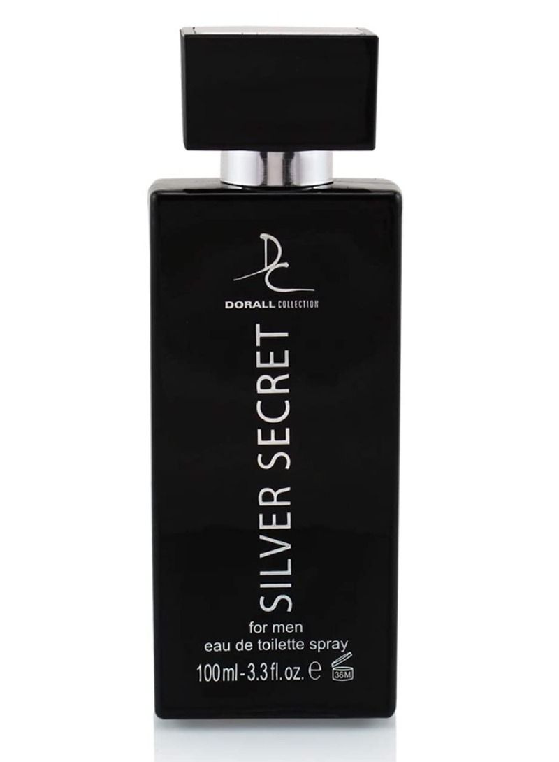 DORALL COLLECTION Silver Secret Eau de Toilette For Men 100ml - Image 1