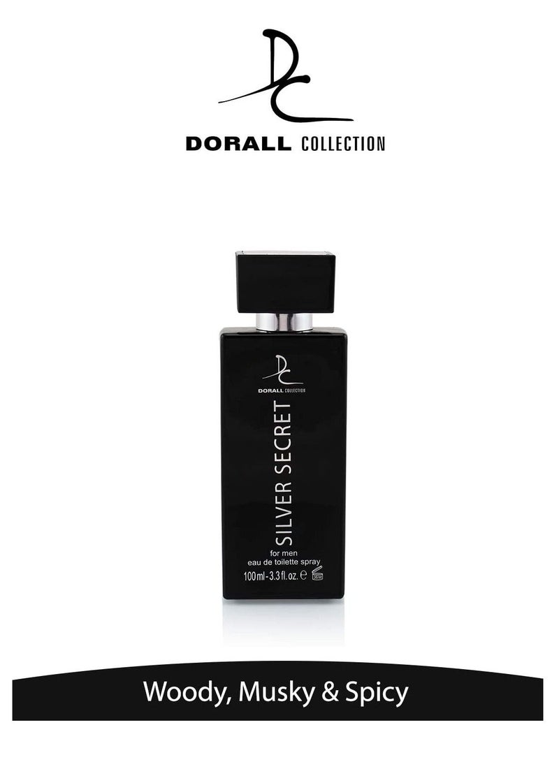 DORALL COLLECTION Silver Secret Eau de Toilette For Men 100ml - Image 4