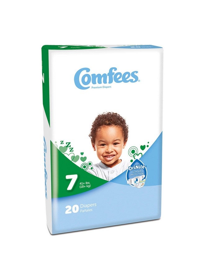 Comfees Attends Baby Diaper Comfees Tab Closure Size 7 Disposable (Cmf7 Sold Per Case) - Image 1