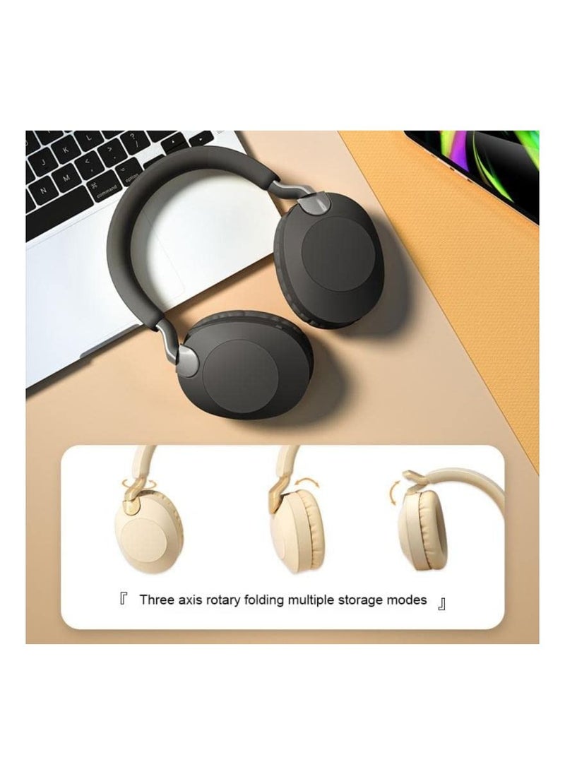 Generic - Electronics - Wireless Bluetooth 5.1 Headset Headwear Type Music Folding Microphone Active Noise Cancellation Game Meeting Earphone - Image 1