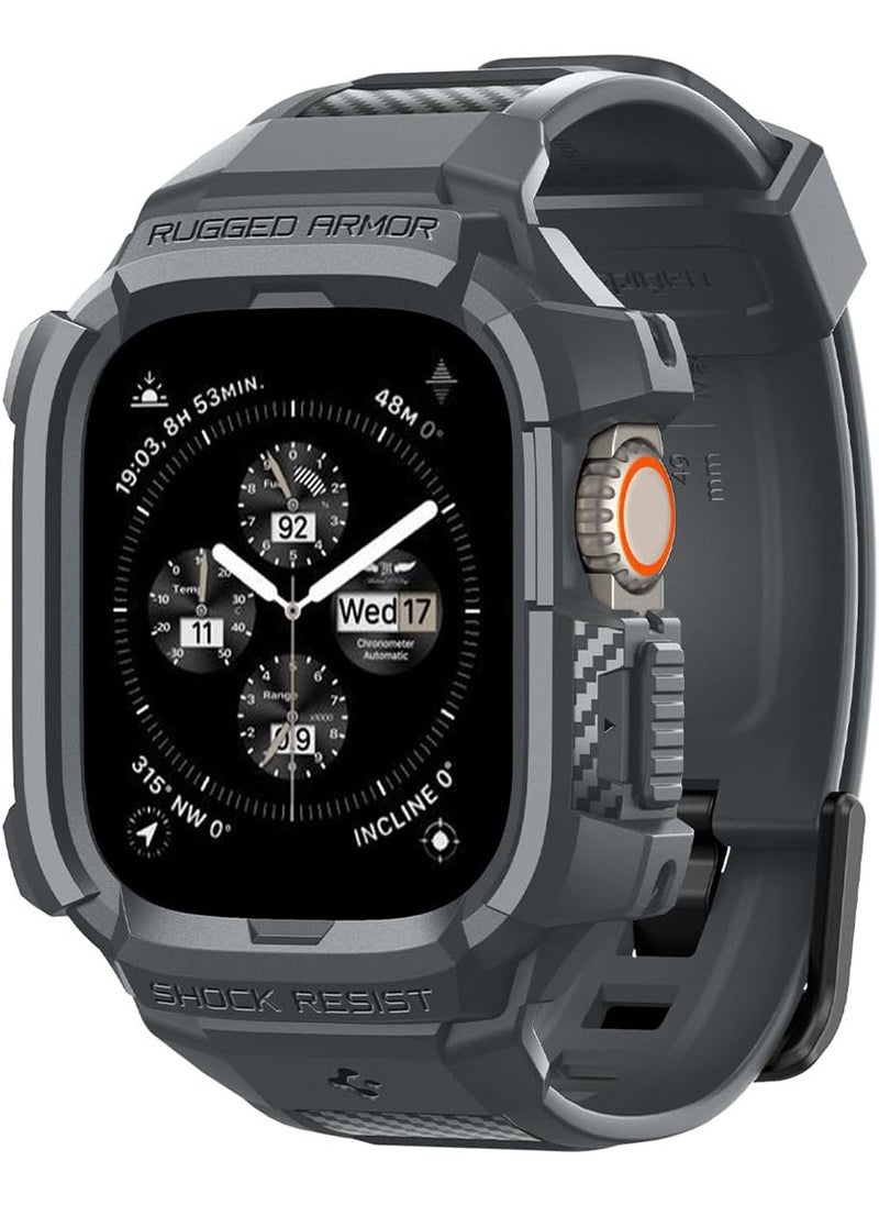 Spigen Rugged Armor Pro for Apple Watch Ultra 2 / 1 (49mm) Case Cover with Band - Dark Gray  - Image 1
