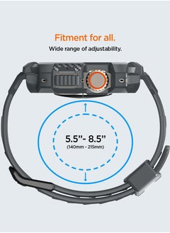 Spigen Rugged Armor Pro for Apple Watch Ultra 2 / 1 (49mm) Case Cover with Band - Dark Gray  - Image 3