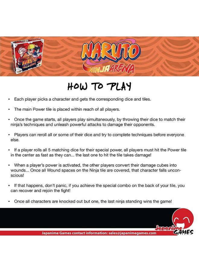 Japanime Games - Japanime Games Naruto Ninja Arena-Village, 12 Years Kids - Image 1