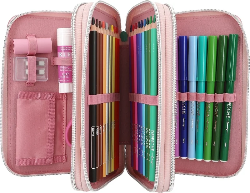 Top Model Panda and Koala 3 Layers Full Pencil Case