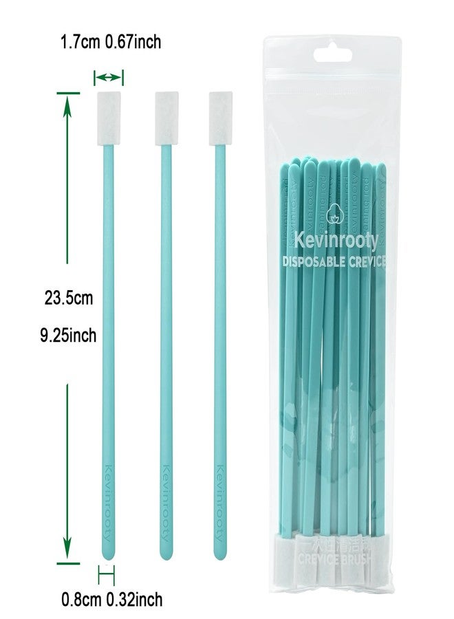 Kevinrooty 20PCS Crevice Cleaning Brush Tool Kit, Disposable Toilet Brush & Seat Cleaner (Blue) - Image 2