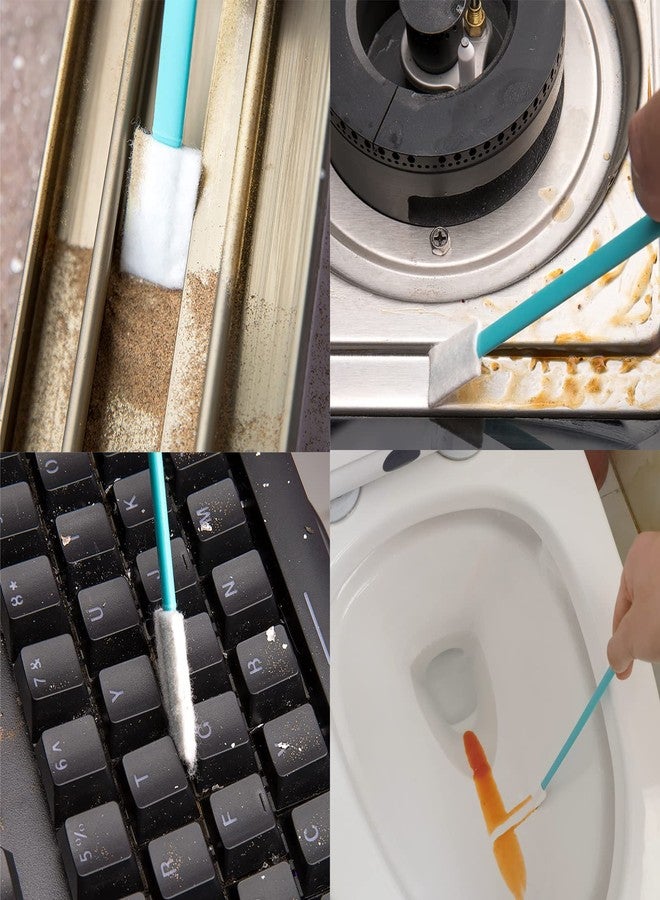 Kevinrooty 20PCS Crevice Cleaning Brush Tool Kit, Disposable Toilet Brush & Seat Cleaner (Blue) - Image 3
