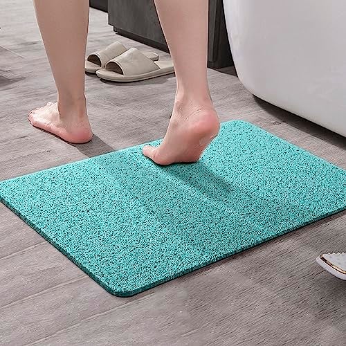 Asvin Soft Textured Bath, Shower, Tub Mat, 24x32 Inch, Phthalate Free, Non Slip Comfort Bathtub Mats with Drain, PVC Loofah Bathroom Mats for Wet Areas, Quick Drying - Image 2