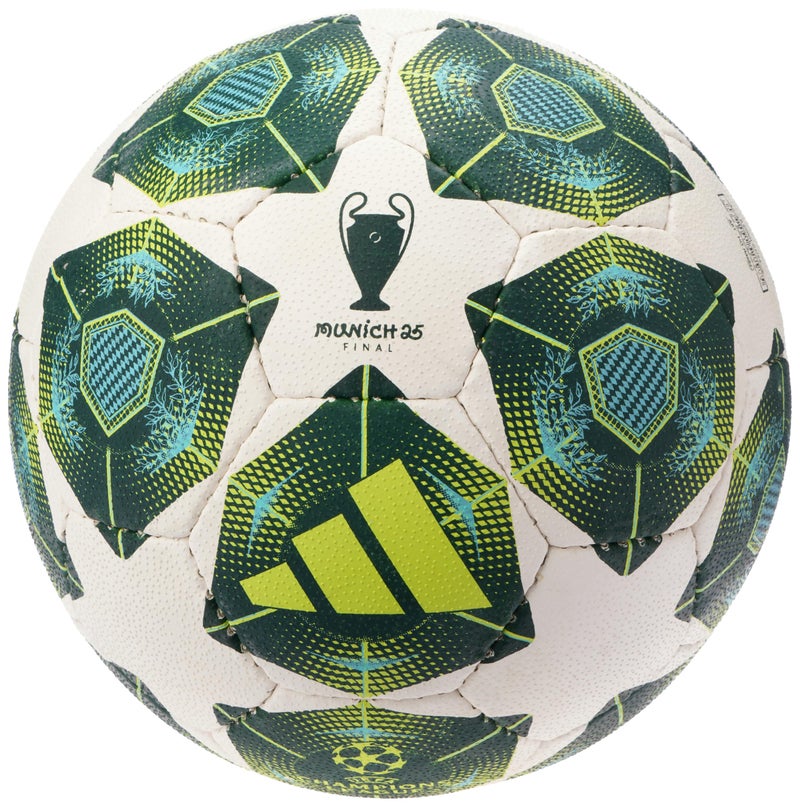 Adidas ucl hard ground white white shadow green football ball for men size 5 - Image 2