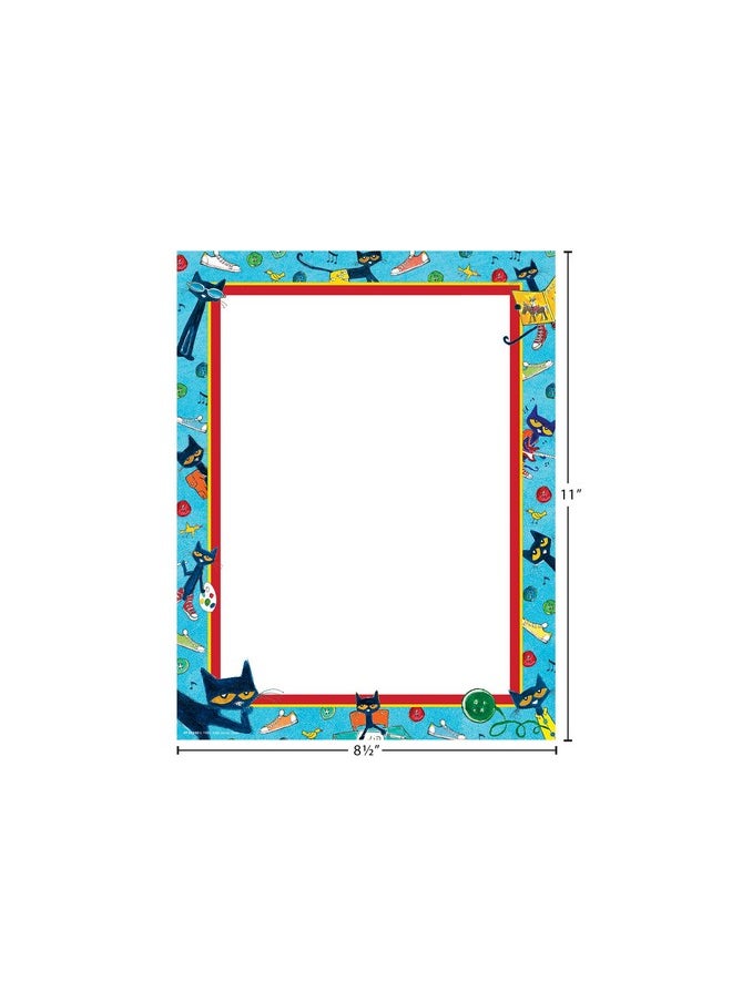 Edupress Edupress Pete The Cat Computer Paper, 8.5 inches X 11 inches  - Image 4