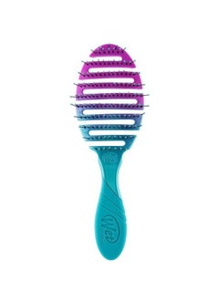 Wet brush Wet Pro Flex Dry Ombre Teal, Flexible Vented, Faster Drying, Comfortable Contouring, Scalp, Safe Heatflex, Bristles, Blow Drying, Open Vented Design, Quick Moisture Removal  - Image 1