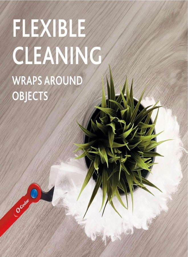o cedar O-Cedar Flex & Catch Heavy Duty Dusting Refills (10 Count) | Disposable Duster Refill with Cleaning Fibers Made of 100% Recycled Materials | Traps 3X More Dust Than Traditional Feather Duster - Image 3