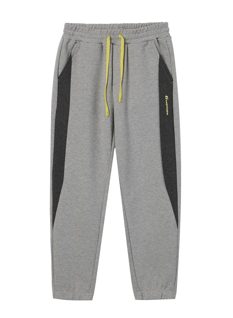GIORDANO Kids' G-Motion Comfortable Elastic Waist Knit Joggers