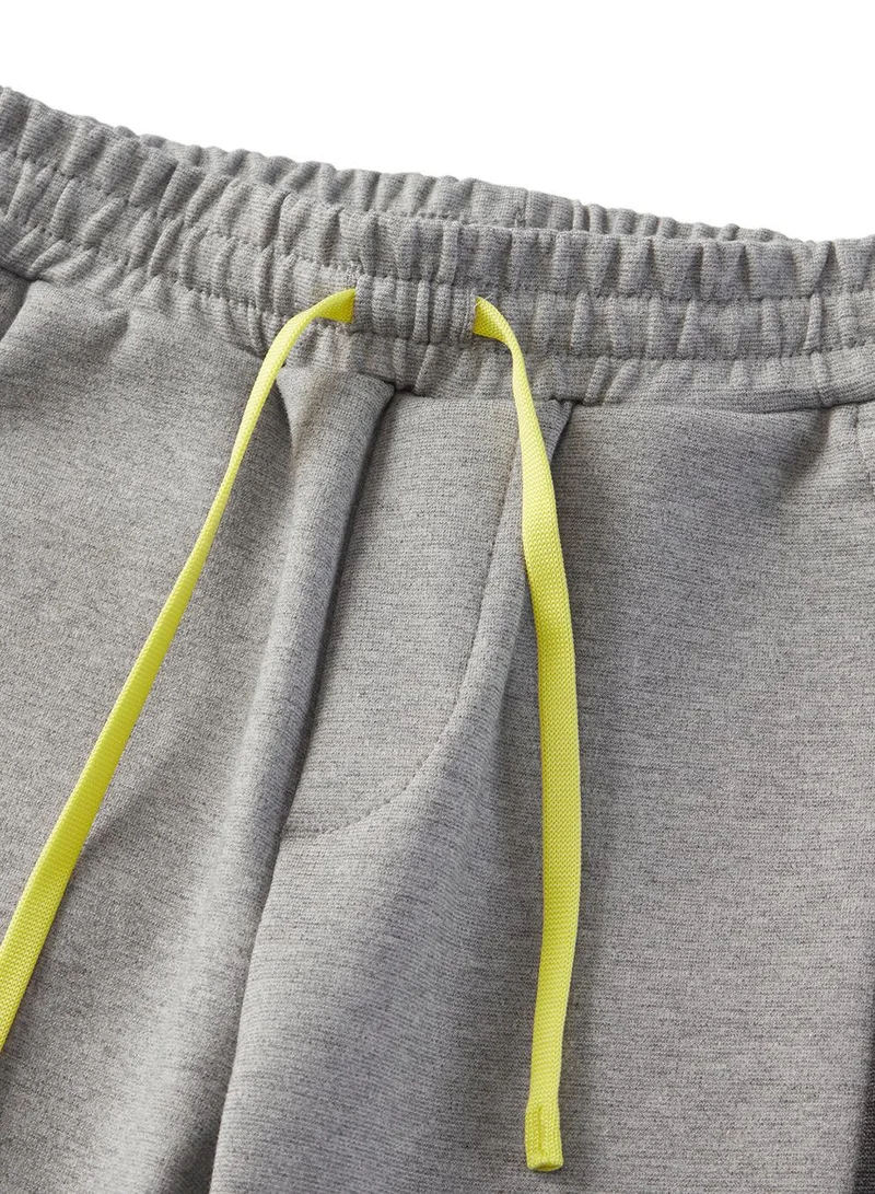 GIORDANO Kids' G-Motion Comfortable Elastic Waist Knit Joggers