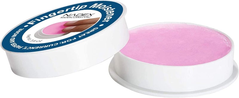 Nadex 6 Pack Fingertip Moistener Pads - Non-Slip Counting Cash Bills Separating Documents - Finger Moisturizer Non-Toxic Greaseless Odorless Pad for Office/Home - Image 3
