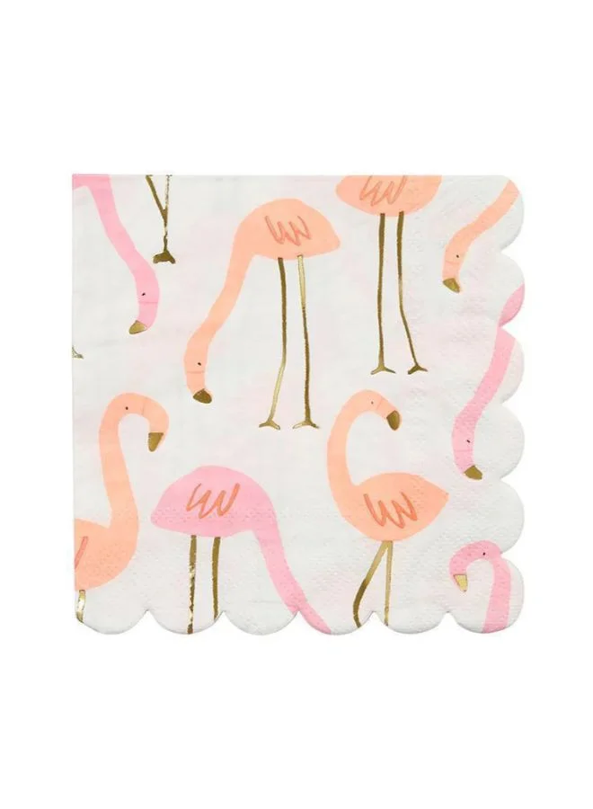 Meri Meri Flamingo paper napkins