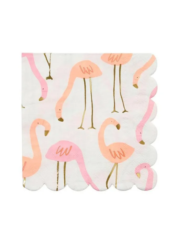 Meri Meri Flamingo paper napkins
