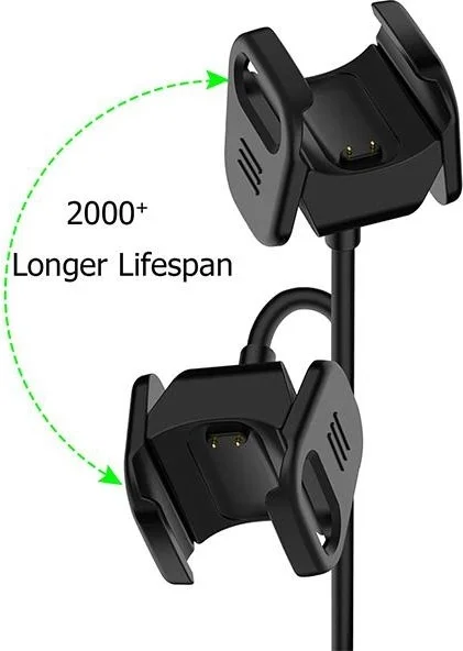 Polhammobile Polham Fitbit Charge 3 Clip-on USB Charging Cable, 1 Meter Fitbit Charge 3 Charging Kit