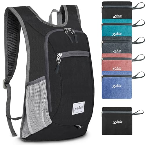 Xgunion Sky Blue Large Capacity Lightweight Outdoor Backpack for Hiking Camping Cycling Travel - Image 1
