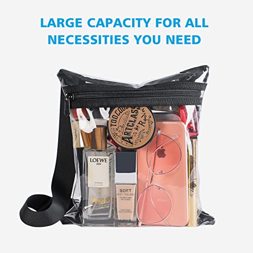 Vorspack Clear Bag Stadium Approved - TPU Clear Purse Clear Crossbody Bag for Women Clear Bags for Concert - Image 3