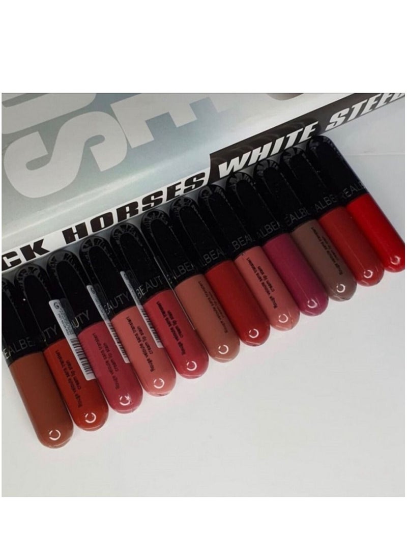  مودا بيوتي ارواج غير لامعه تدوم طويلاً مكونة من 12 قطعة - Image 1