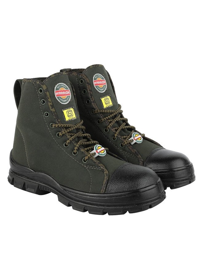 Liberty Warrior 88-46HSTG Jungle Boot for Men, Soft Toe, Olive Green & Black, size-6UK - Image 1