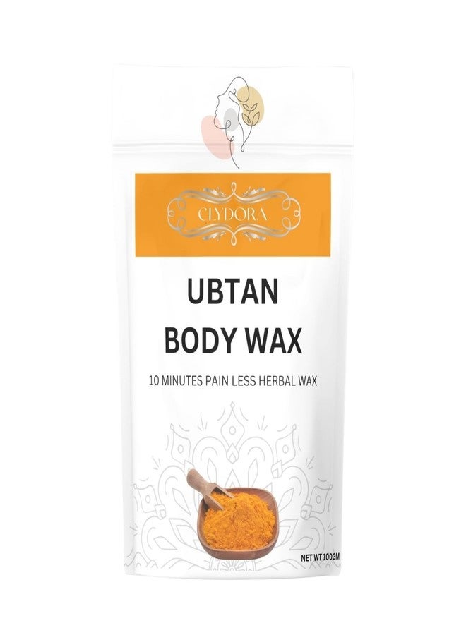 CLYDORA Ubtan Body Wax - 10 Minutes Painless Herbal Wax for Smooth Glowing Skin | Natural Hair Removal Wax with Ubtan Extracts | 100g - Image 1