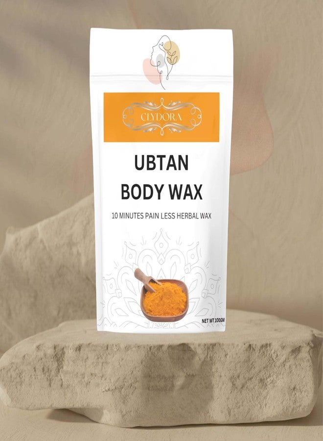 CLYDORA Ubtan Body Wax - 10 Minutes Painless Herbal Wax for Smooth Glowing Skin | Natural Hair Removal Wax with Ubtan Extracts | 100g - Image 2
