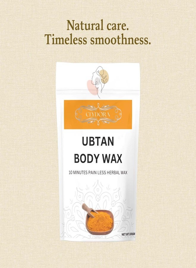 CLYDORA Ubtan Body Wax - 10 Minutes Painless Herbal Wax for Smooth Glowing Skin | Natural Hair Removal Wax with Ubtan Extracts | 100g - Image 3