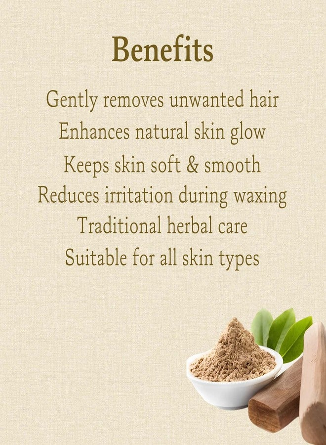 CLYDORA Ubtan Body Wax - 10 Minutes Painless Herbal Wax for Smooth Glowing Skin | Natural Hair Removal Wax with Ubtan Extracts | 100g - Image 4