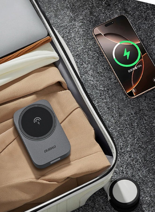DUDAO DUDAO 3-in-1 Magnetic Wireless Charging Station for iPhone, Apple Watch & AirPods – Fast Charger Dock with MagSafe Stand, Compatible with iPhone 15/14/13 Series, Apple Watch Series, and AirPods Pro  - Image 3