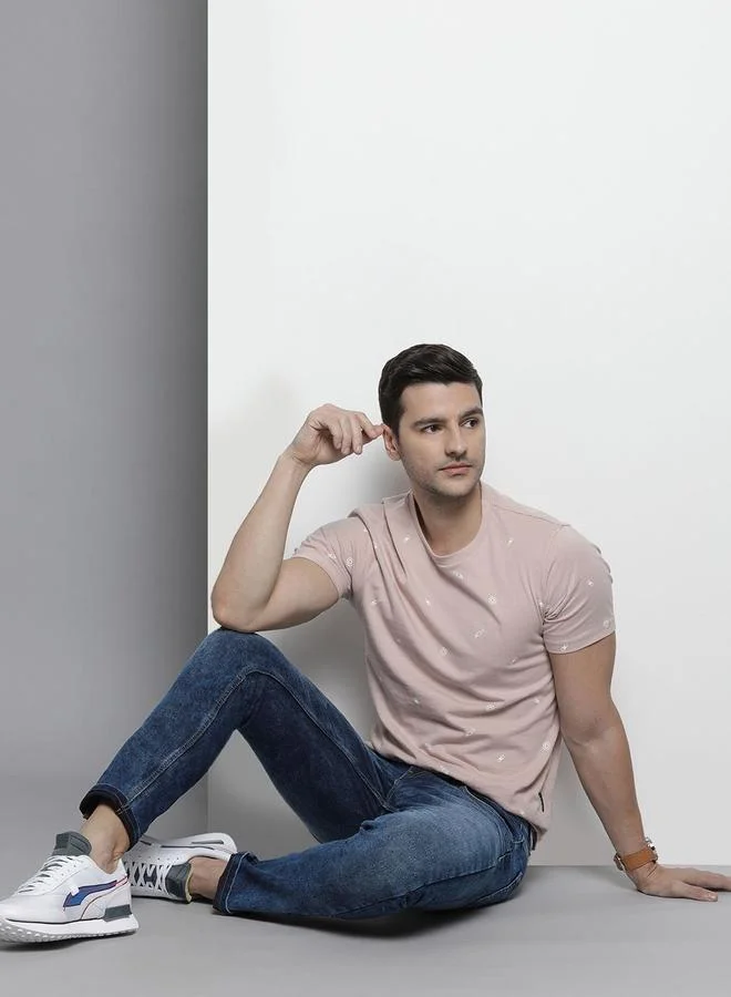 The Indian Garage Co  Men Slim Fit Paint Splash Jeans for Men | Best Price UAE
