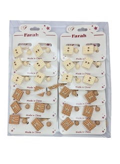 Farah 24-Piece Cute Elastic Hair Ties Set For Girls Multicolour  - Image 1