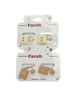 Farah 24-Piece Cute Elastic Hair Ties Set For Girls Multicolour  - Image 2