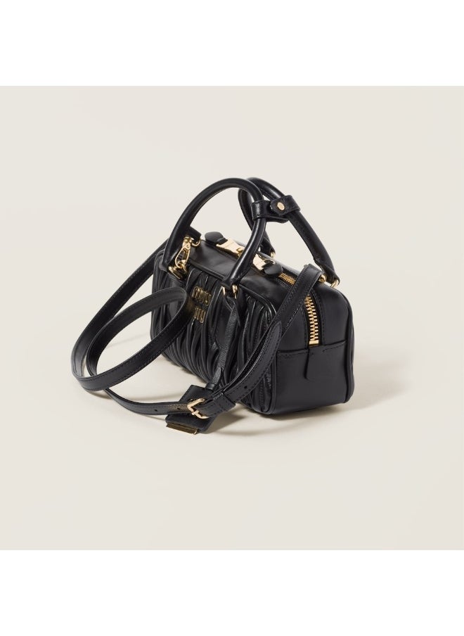 Miu Miu Miu arcadie matelass é soft leather handbag with adjustable slanted shoulder bag  - Image 3